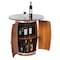 Vintiquewise Wine Barrel Round Table Wine Storage Cabinet QI003768 - alternate 6